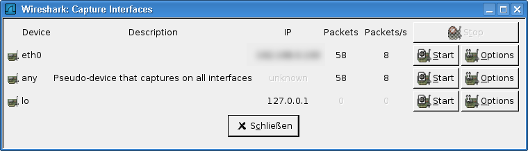 Interface auswhlen